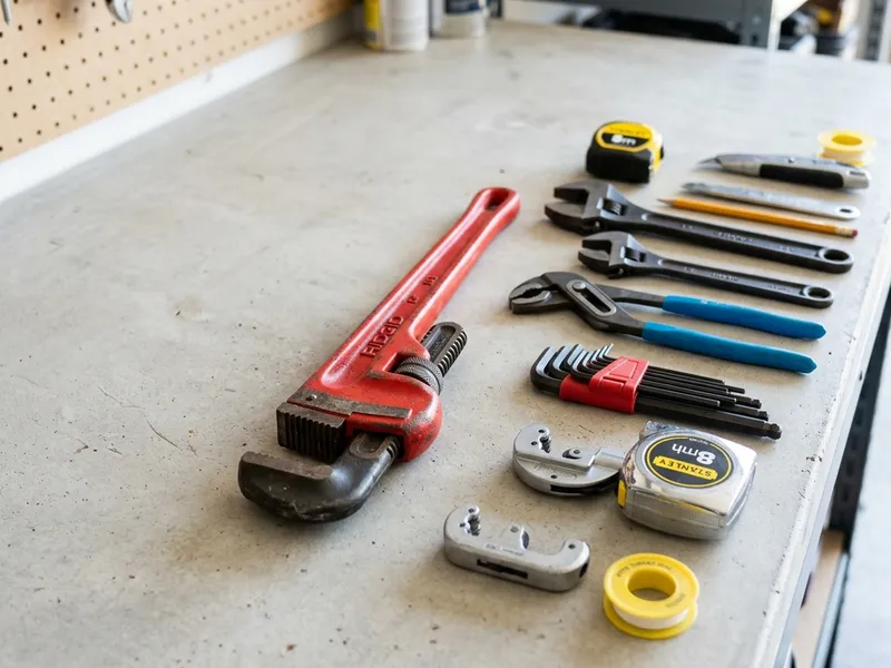 Professional plumbers in Marietta, IN equipped with top-tier tools for residential and commercial plumbing services.